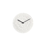 Minos Wall Clock: Meringue White + Blue