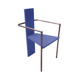 Concrete Armchair: Blue + Coppered