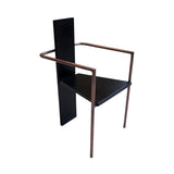 Concrete Armchair: Black + Coppered