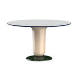 Explorer Dining Table: Round - Glass + Small - 47.2