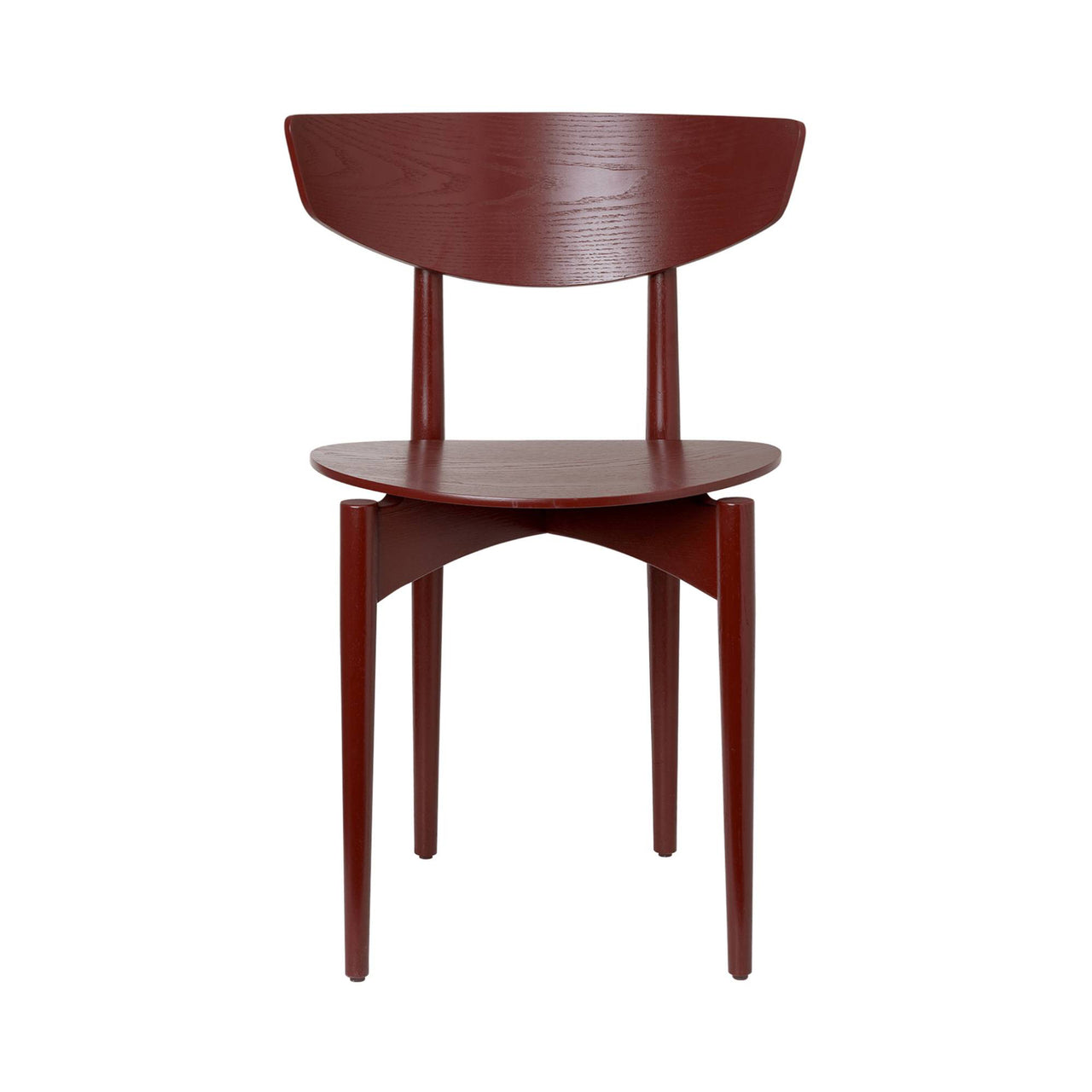 Herman Dining Chair: Red Brown