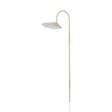 Arum Wall Lamp: Tall + Cashmere + White