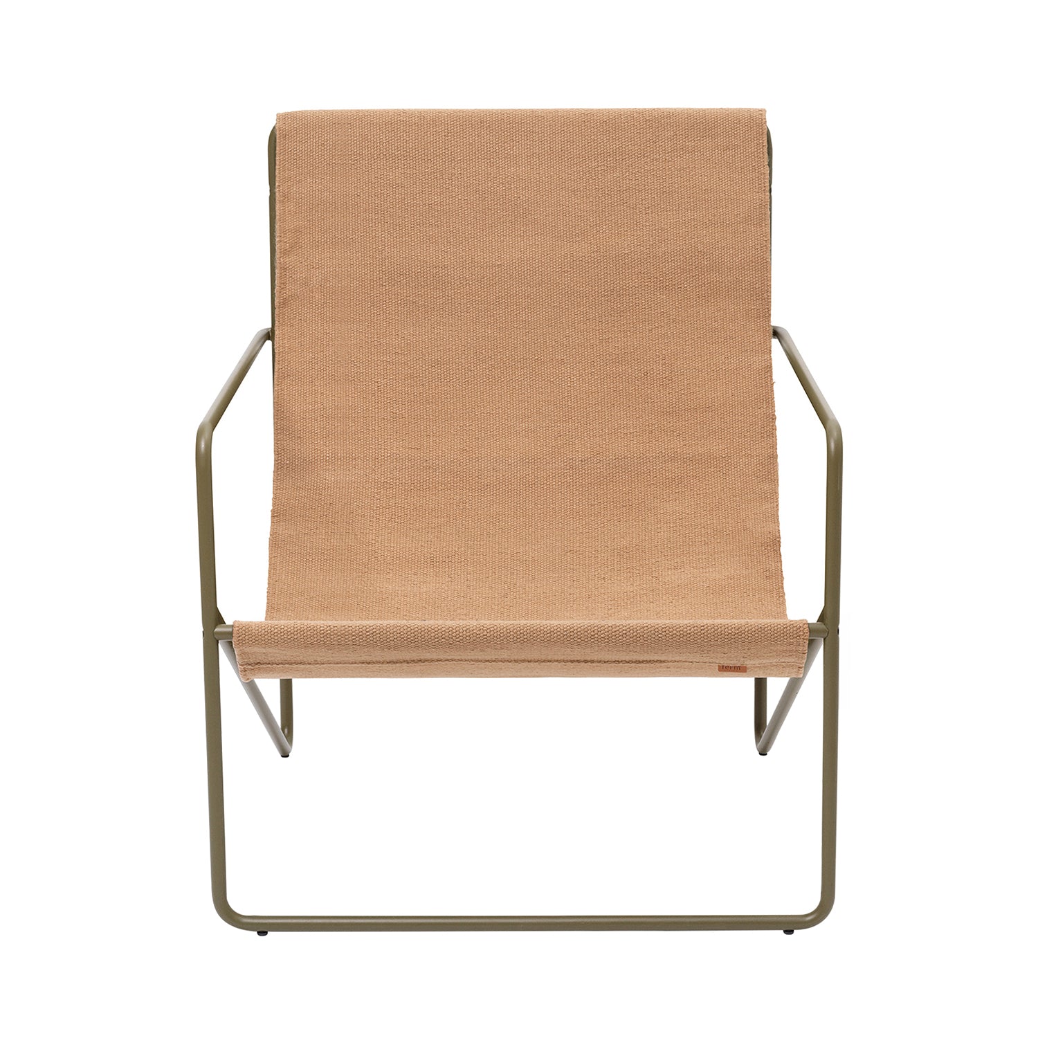 Desert Lounge Chair: Sand + Olive