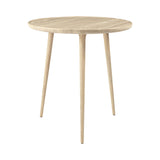 Accent Cafe Table: Matt Lacquered Oak