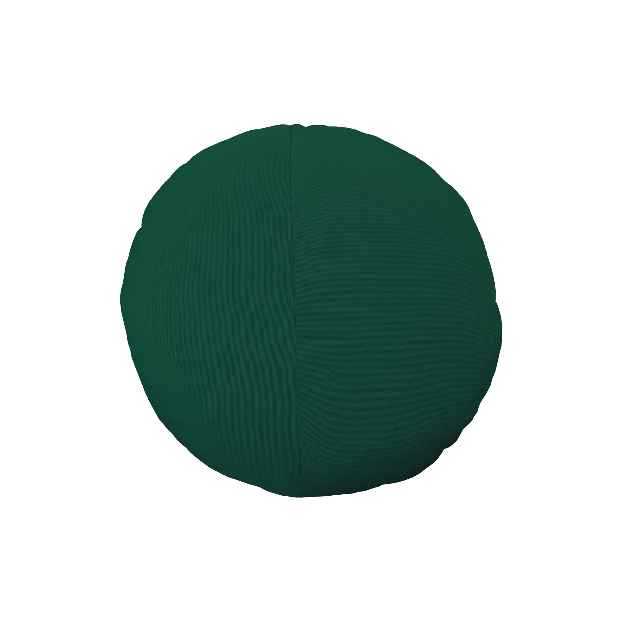 Round Throw Pillow: Forest Green