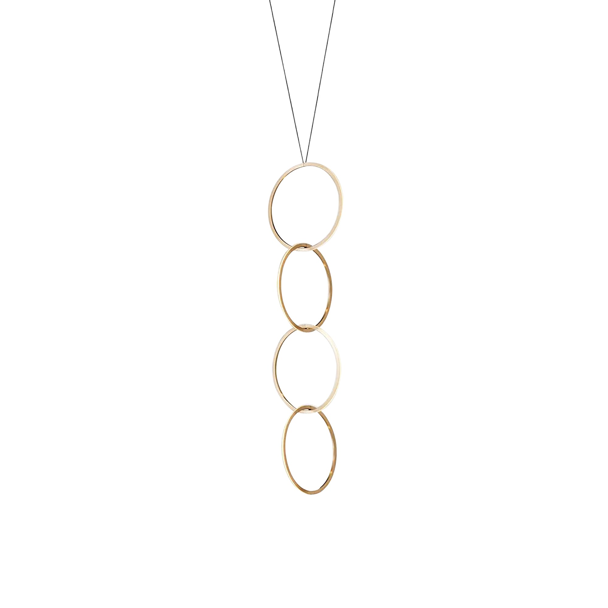 Circus 500 Pendant: 4 + Brass