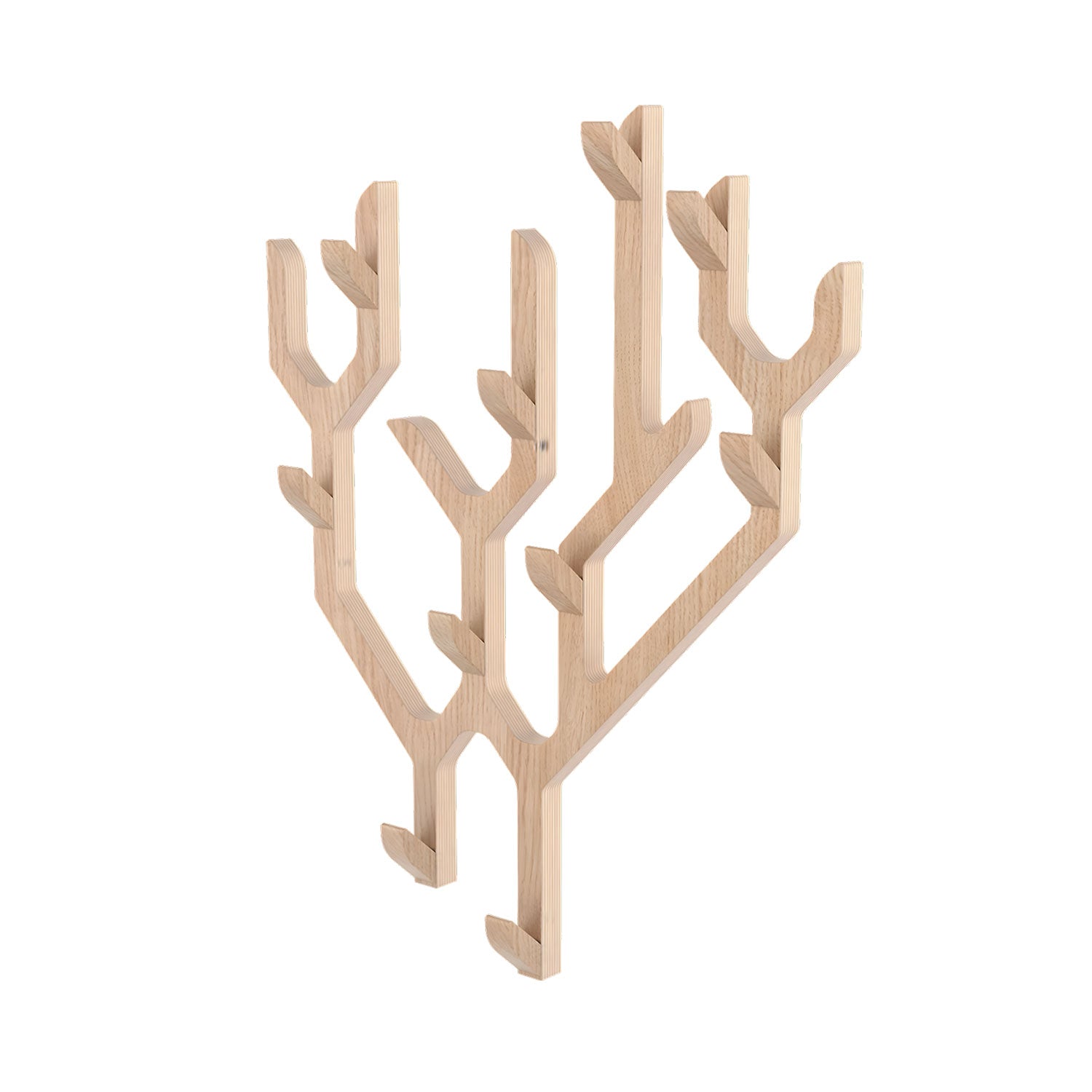 Ambroise Wall Coat Rack: Natural Oak