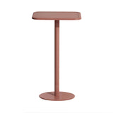 Week-End Bistro High Table: Square + Terracotta