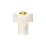 Stone Portable LED Lamp: Gold