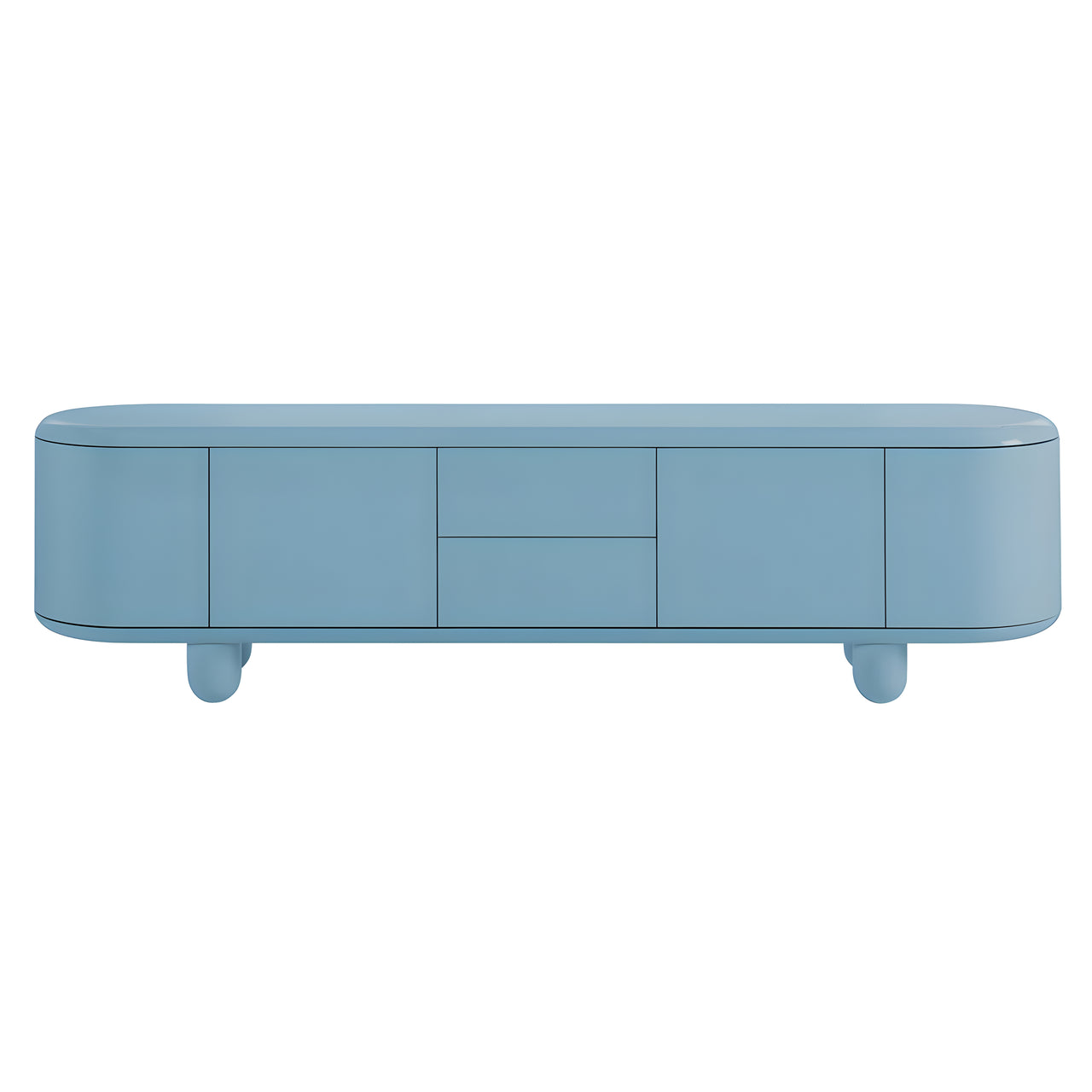 Explorer Cabinet: Small + Large - 92.1 + Blue + Creme