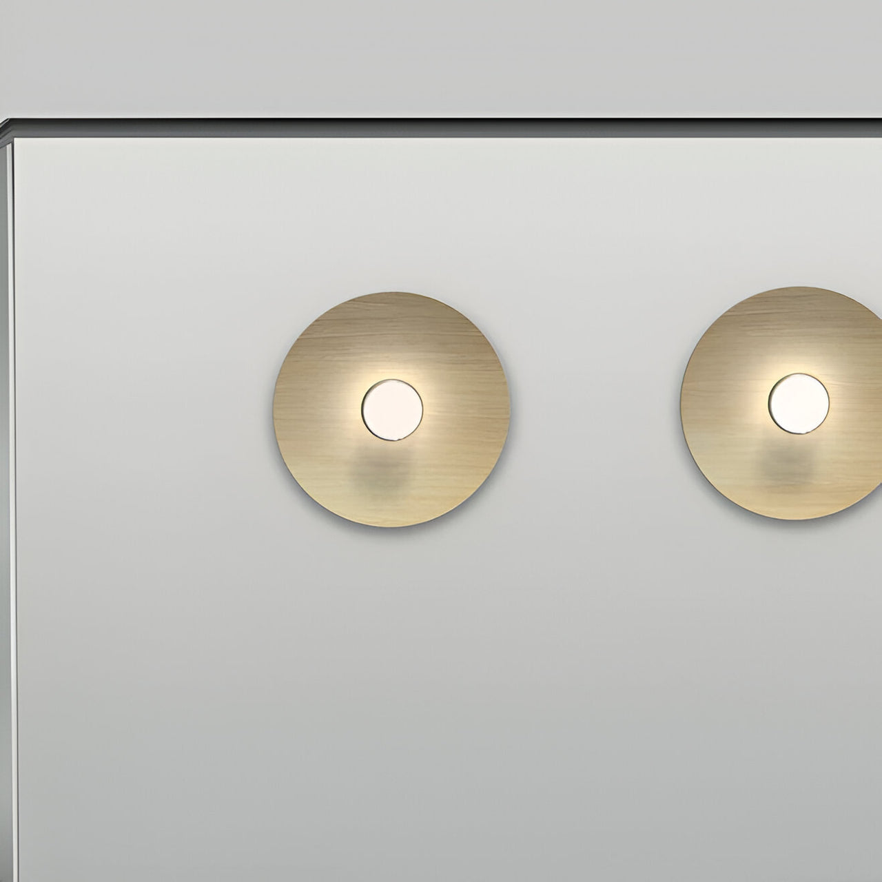 Sky Dome Flush Light: Wood