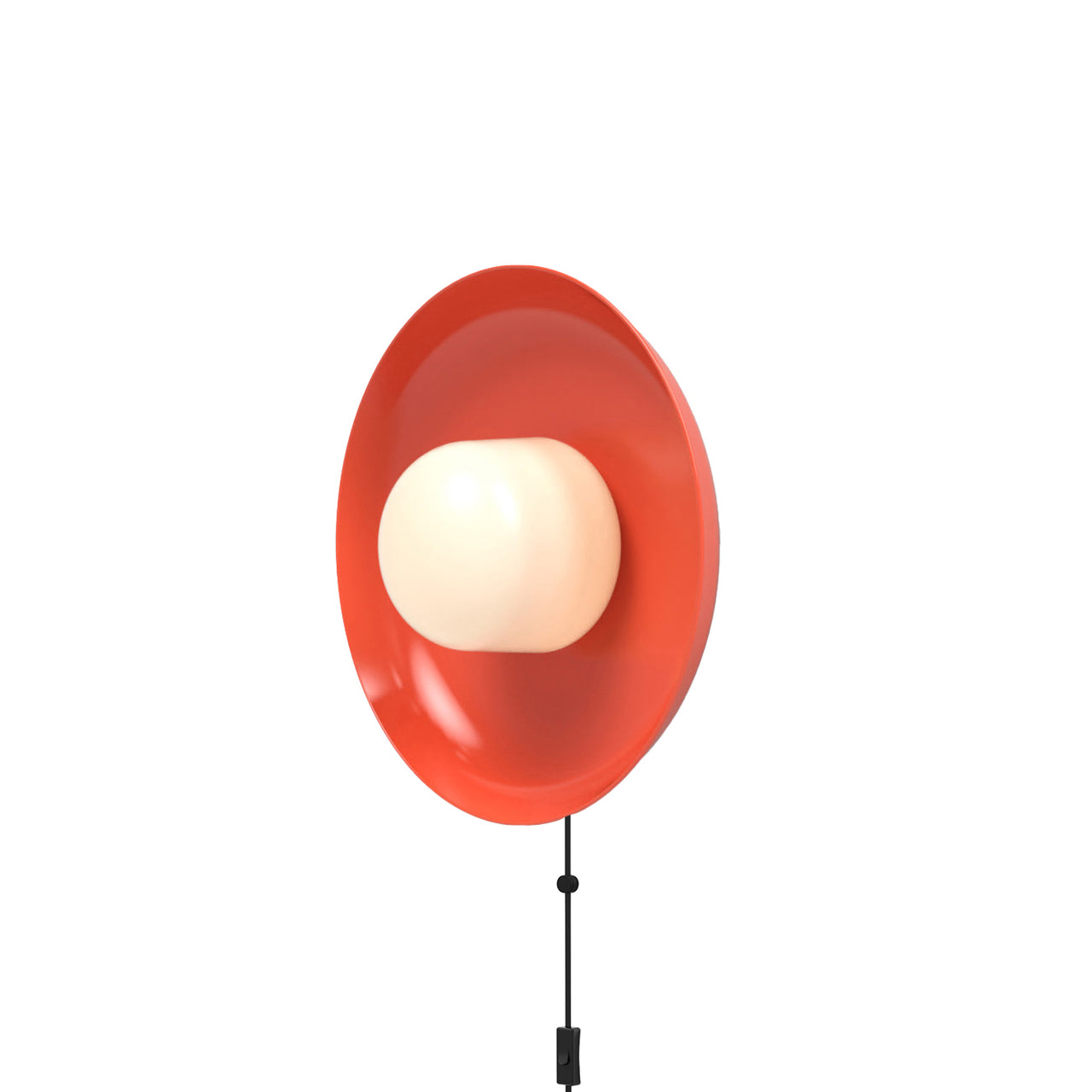 Hoist Sconce Corded: With Medium Shade + Large - 6