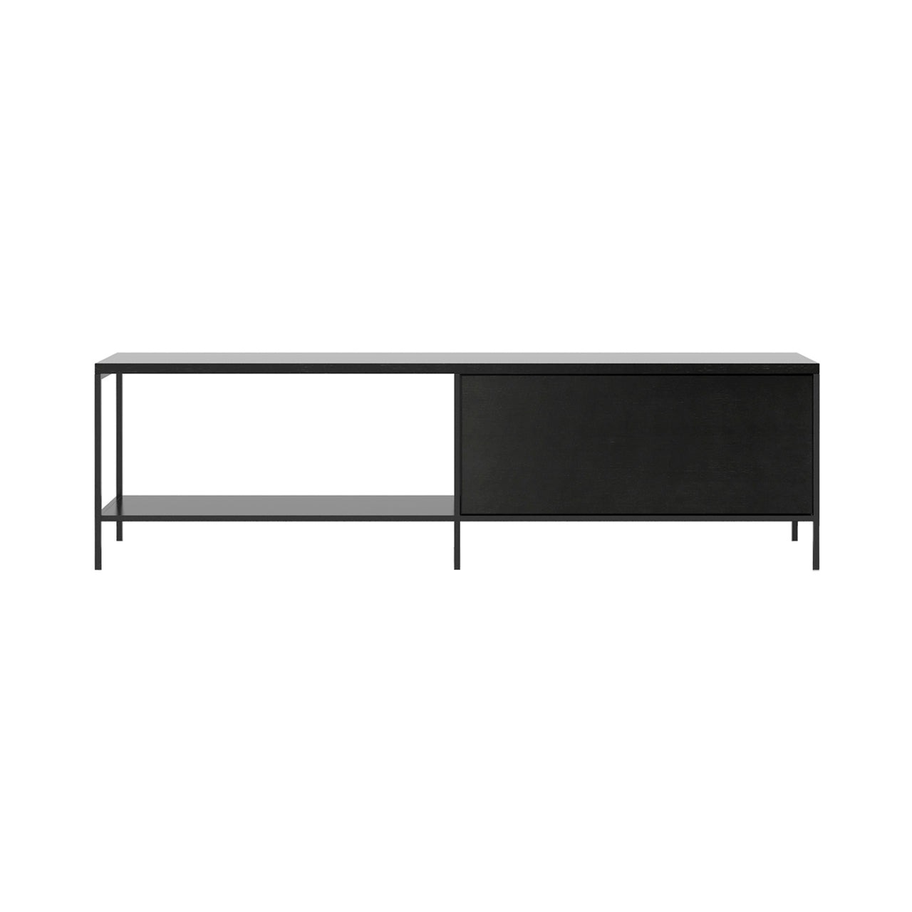Literatura Open Sideboard: Ebony Stained Oak