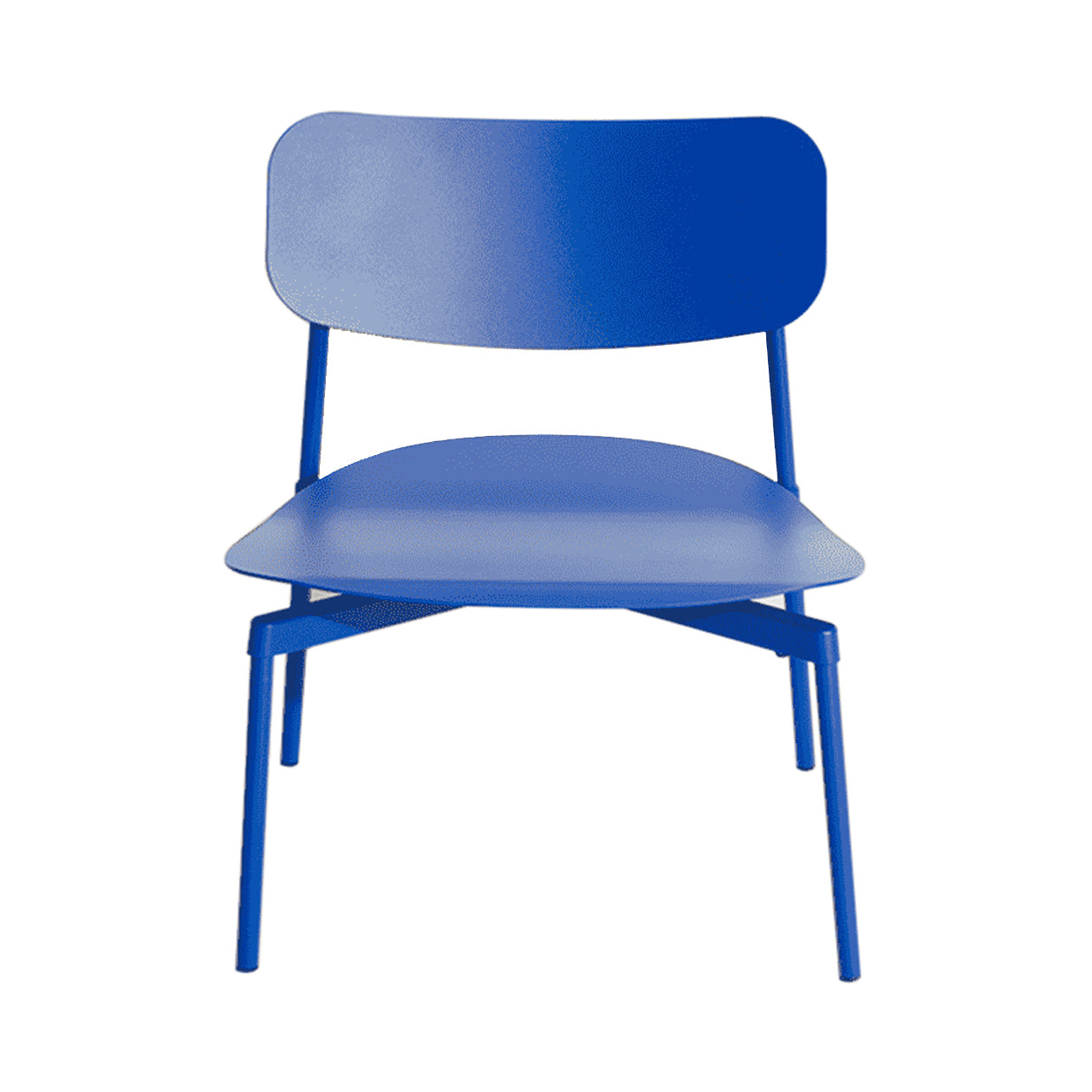 Fromme Stacking Lounge Chair: Blue