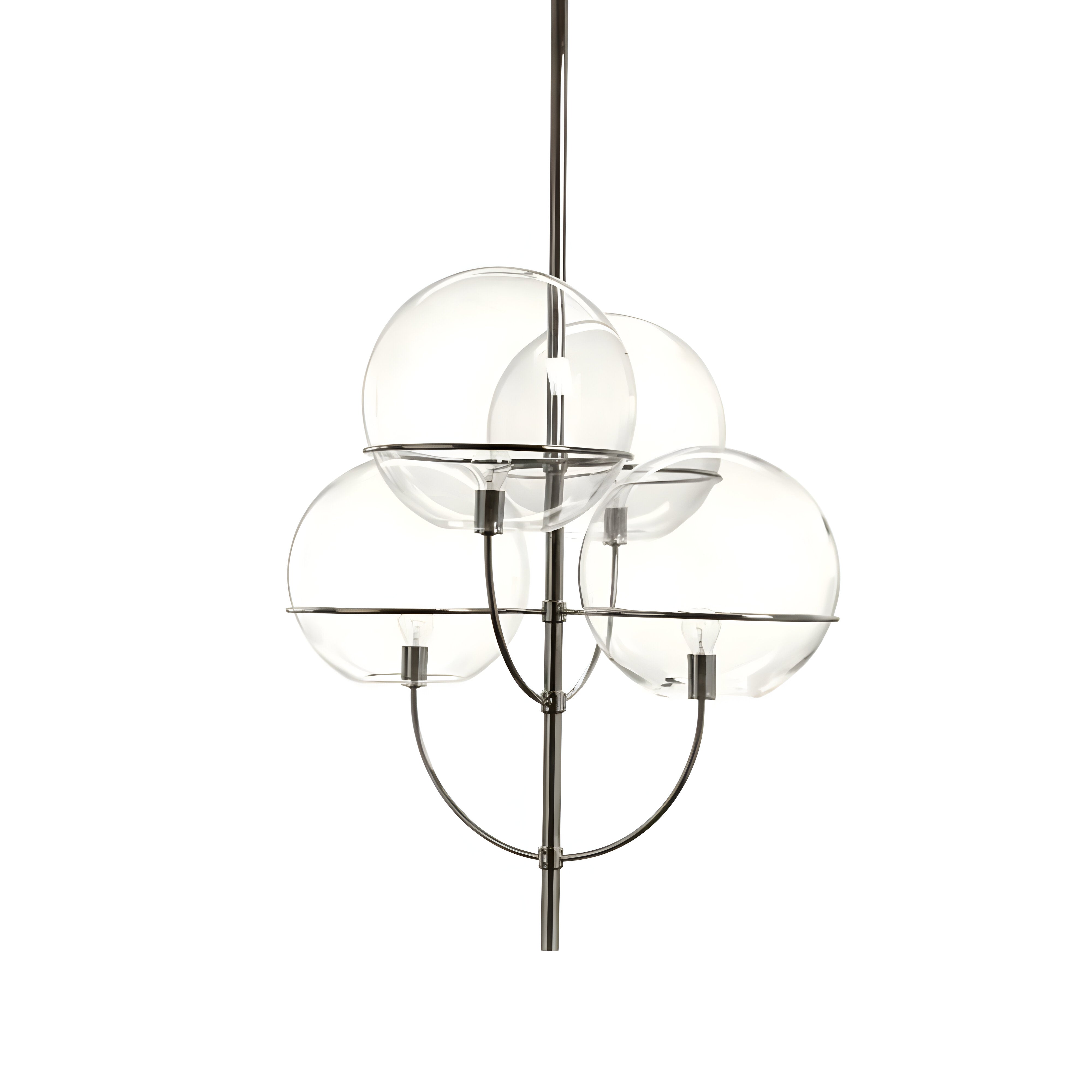 Lyndon Suspension Lamp: Chromium Plated