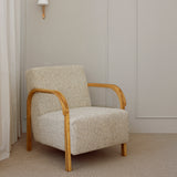 Arch Lounge Chair: Upholstered