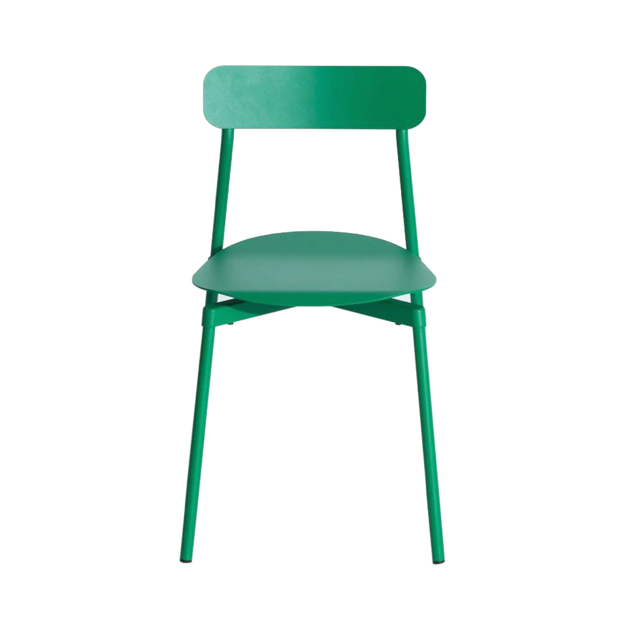 Fromme Stacking Chair: Set of 2 + Green