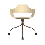 Showtime Chair with Wheel: Natural Ash + Pale Brown