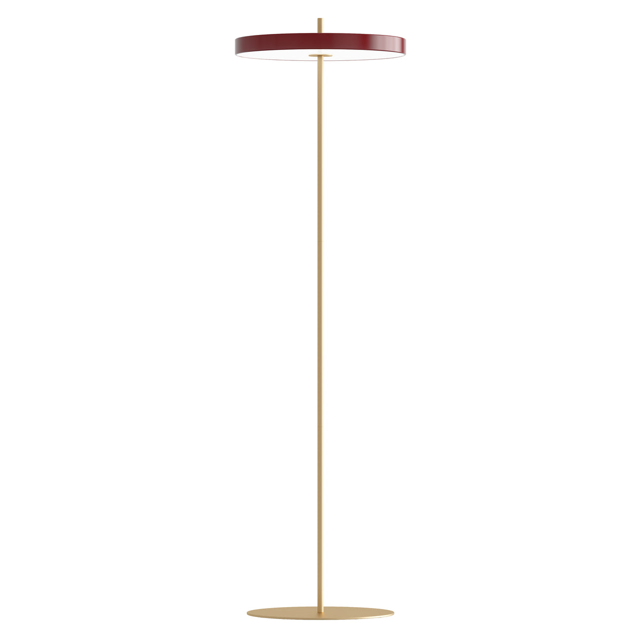 Asteria Floor Lamp: Ruby Red