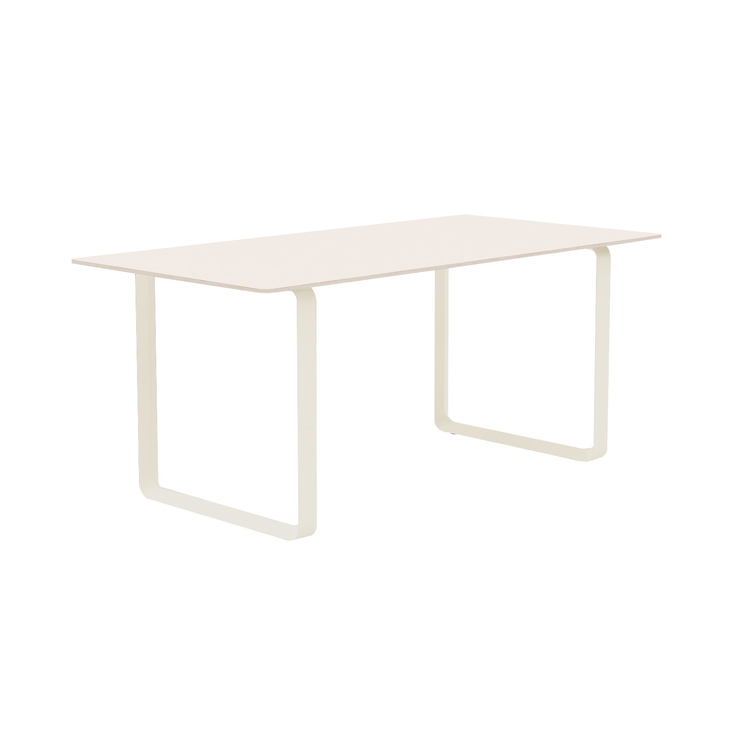 70/70 Table: Small + Sand Laminate + Sand