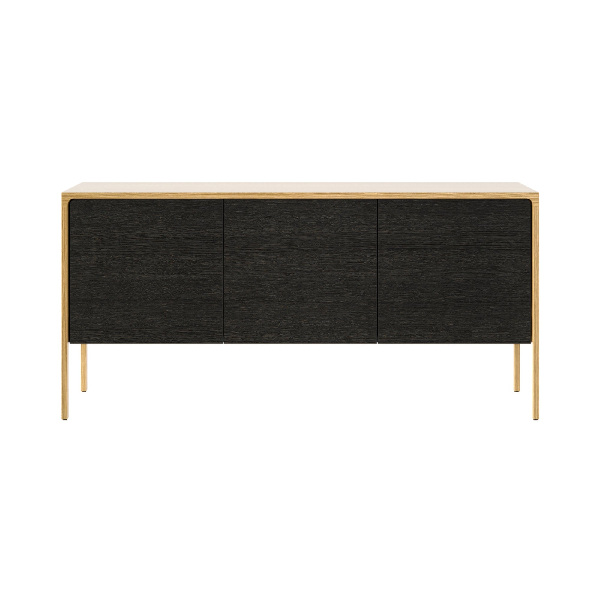 Tactile Sideboard: TAC210 + Dark Grey Stained Oak + Whitened Oak
