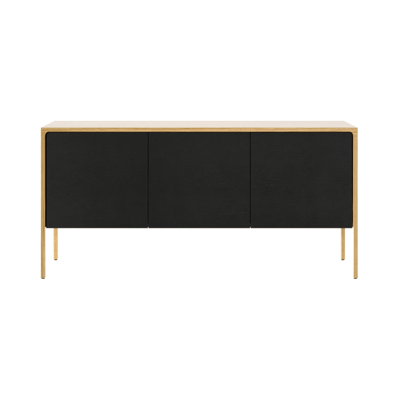 Tactile Sideboard: TAC210 + Ebony Stained Oak + Whitened Oak