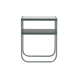 Nati Tati Console: Low + Carrara Marble + Green Khaki