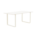 70/70 Table: Small + White Laminate + Sand