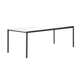 Base Table: Large + White Laminate + Plywood Edge + Black