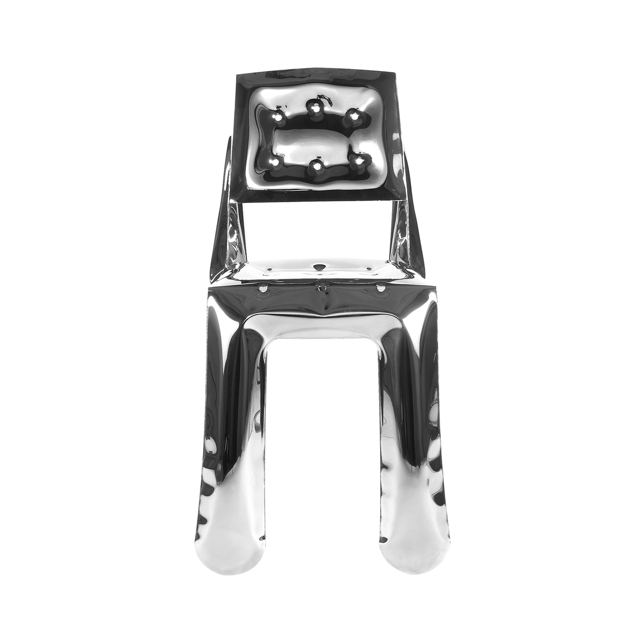 Chippensteel 0.5 Chair: Inox Polished Stainless Steel