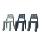 Chippensteel 0.5 Chair: Moss Grey Aluminum + Graphite Grey Aluminum + Umbra Grey Aluminum