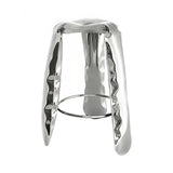 Plopp Bar Stool: Inox Polished
