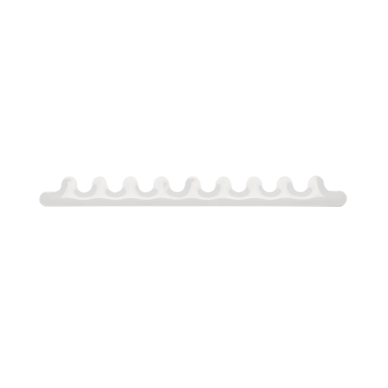 Kamm Wall Hanger: 9 + White Glossy Steel