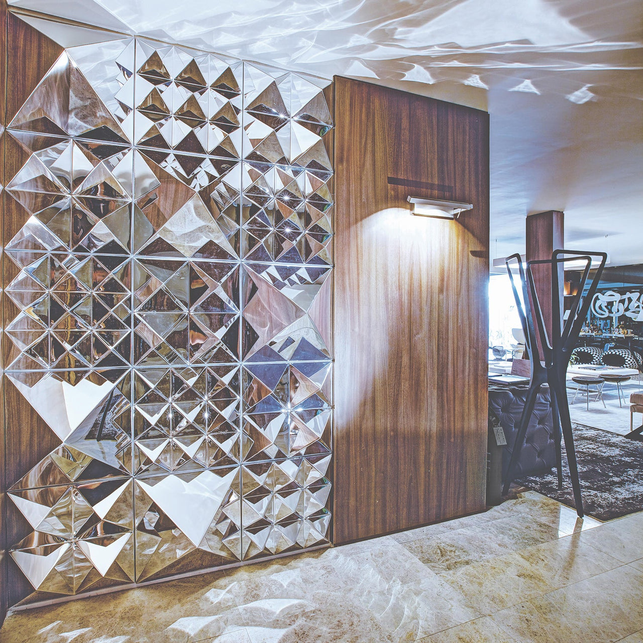 Mirror Sculptures: Wall Tiles