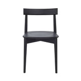Lara Chair: Stacking + Stained Black