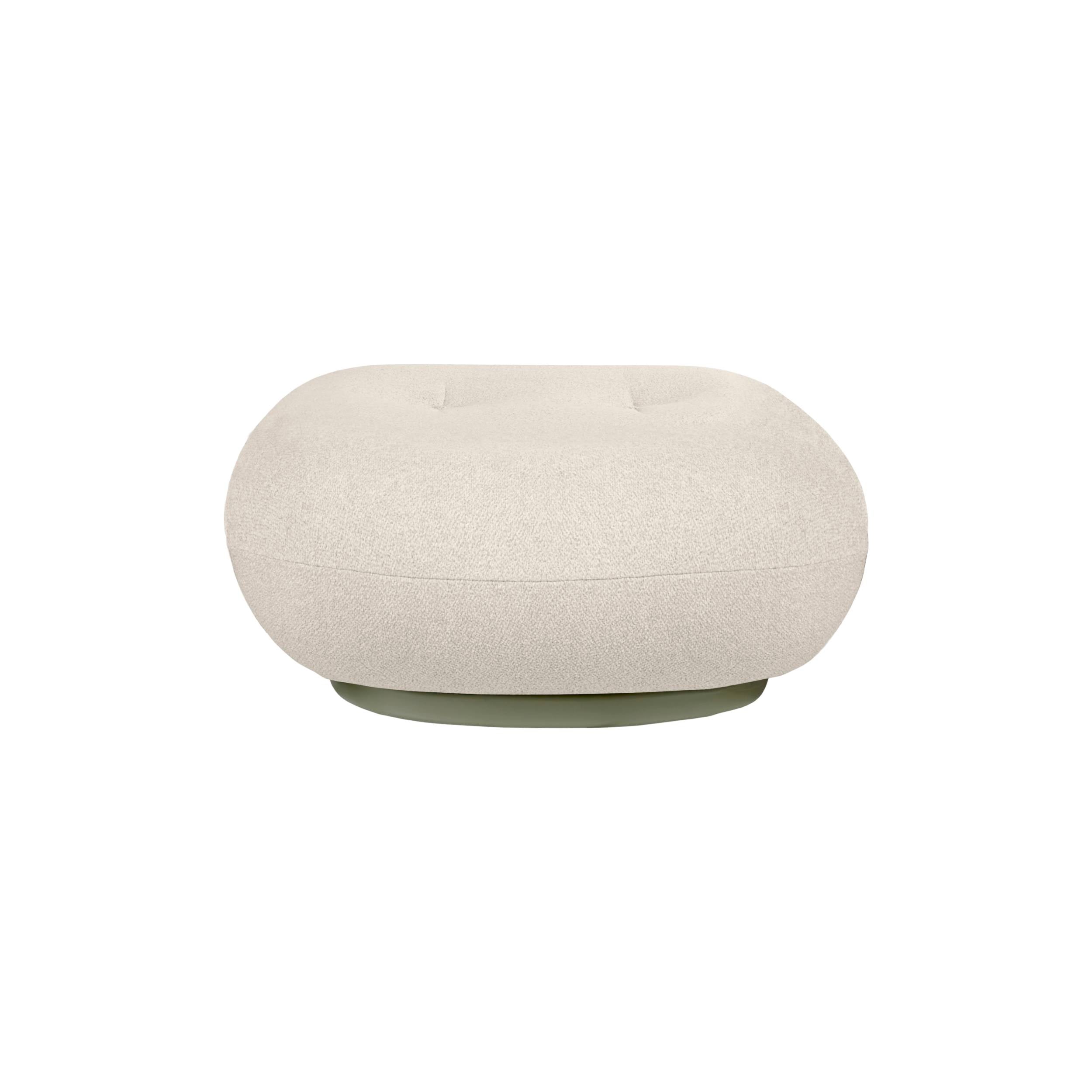 Pacha Ottoman: Swivel Base + Outdoor + Without Cover