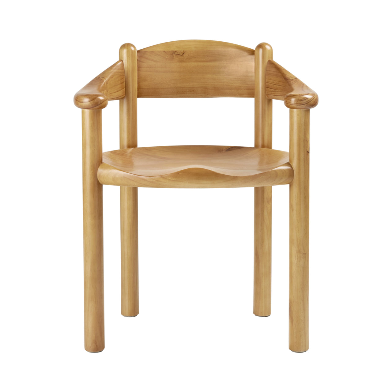 Daumiller Dining Armchair: Golden Pine