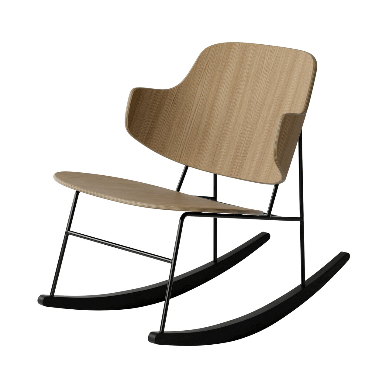 The Penguin Rocking Chair: Natural Oak