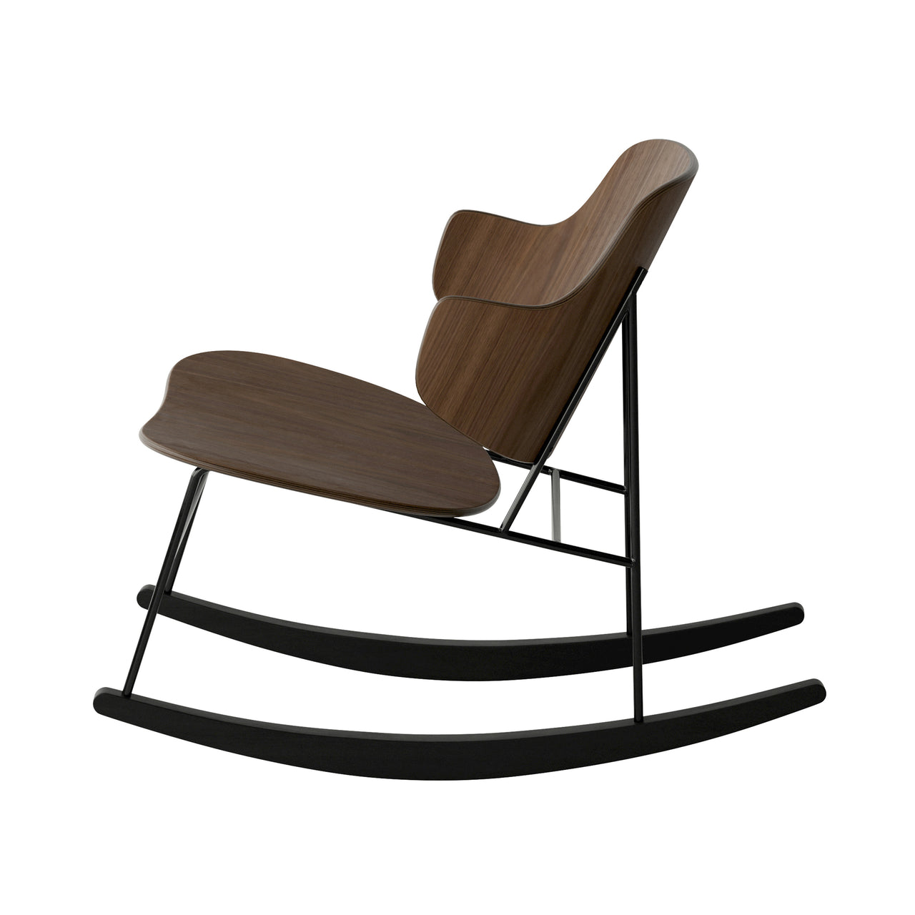 The Penguin Rocking Chair: Walnut