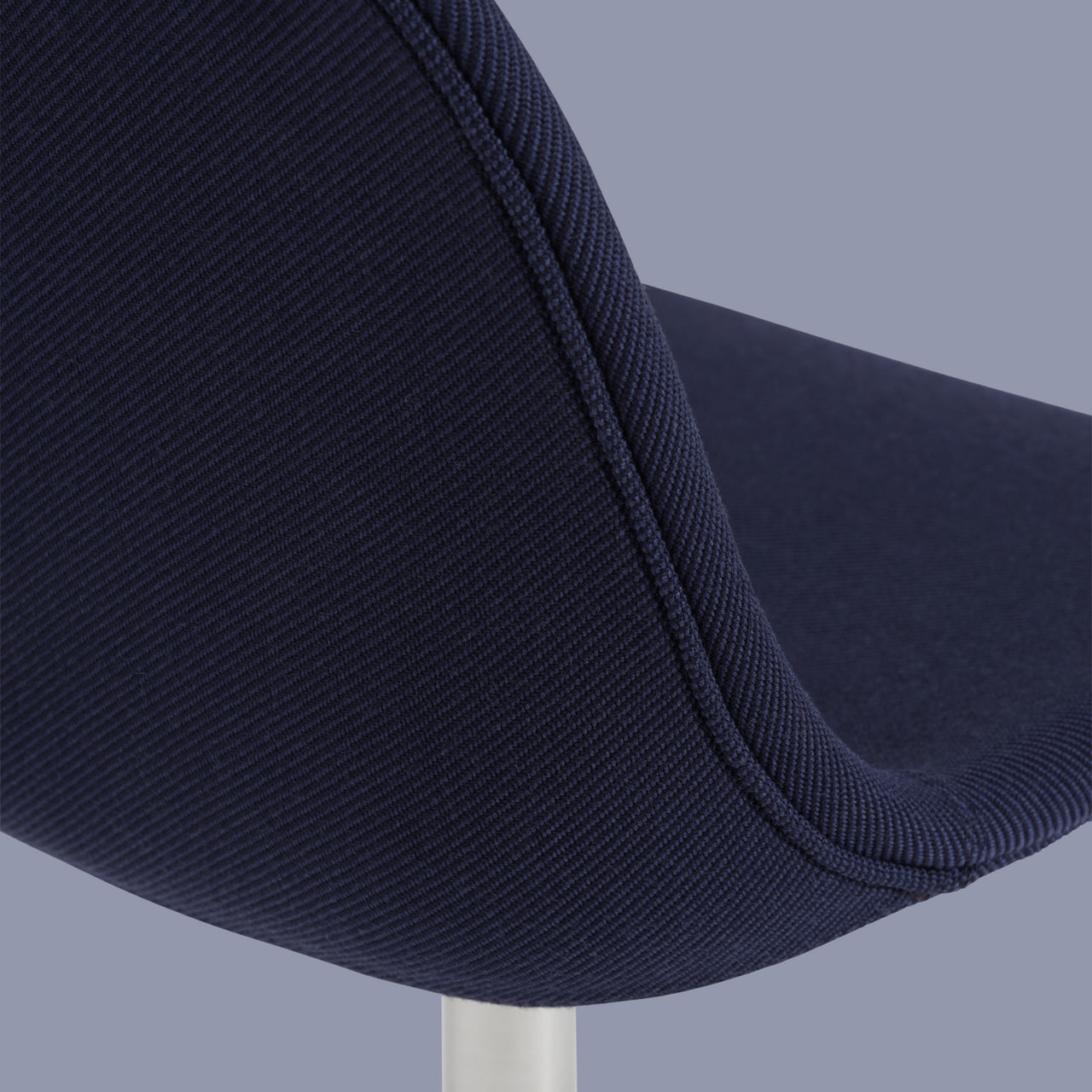 Fiber Side Chair: Swivel Base + Recycled Shell + Upholstered