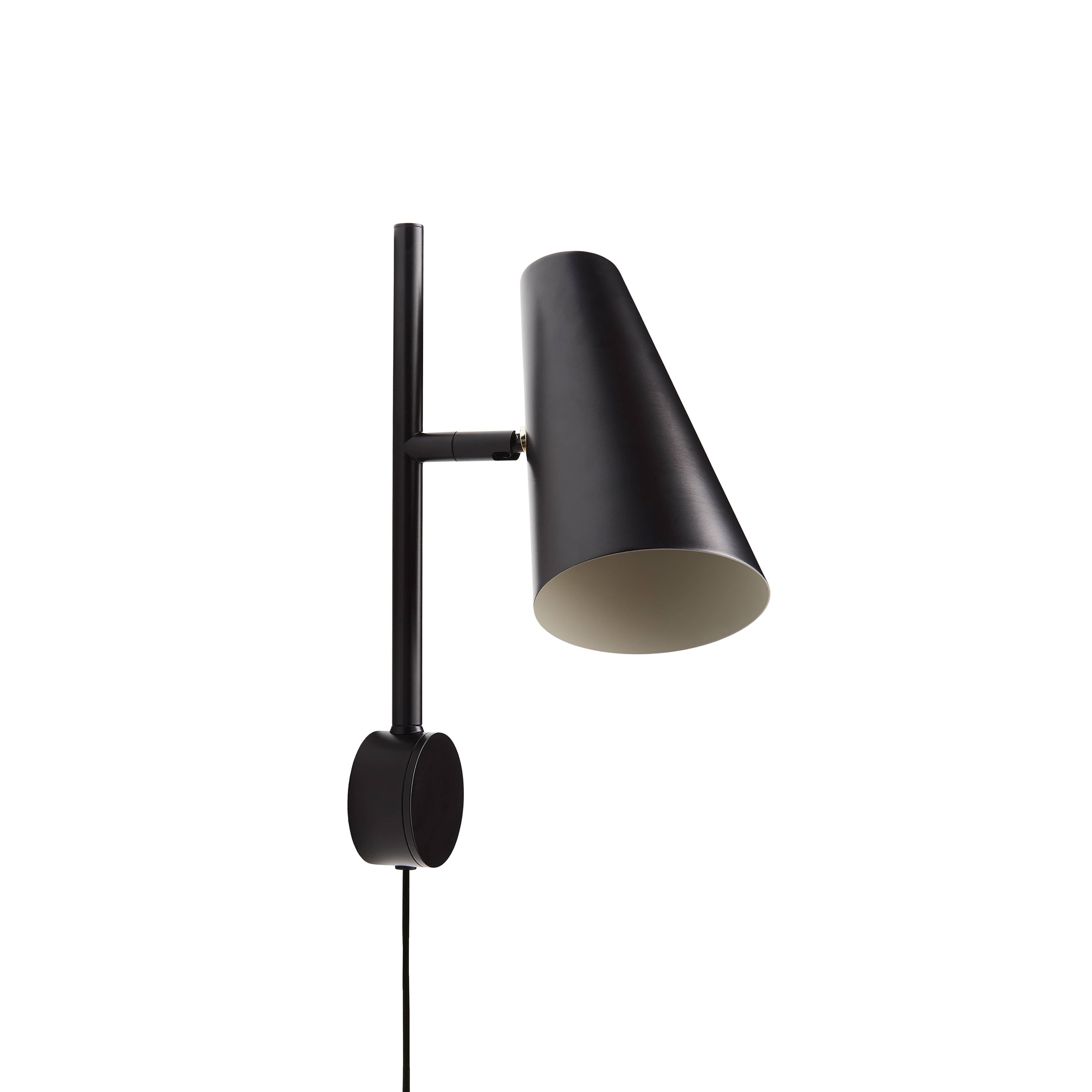 Cono Wall Lamp: Black