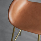 Form Bar + Counter Stool: Brass