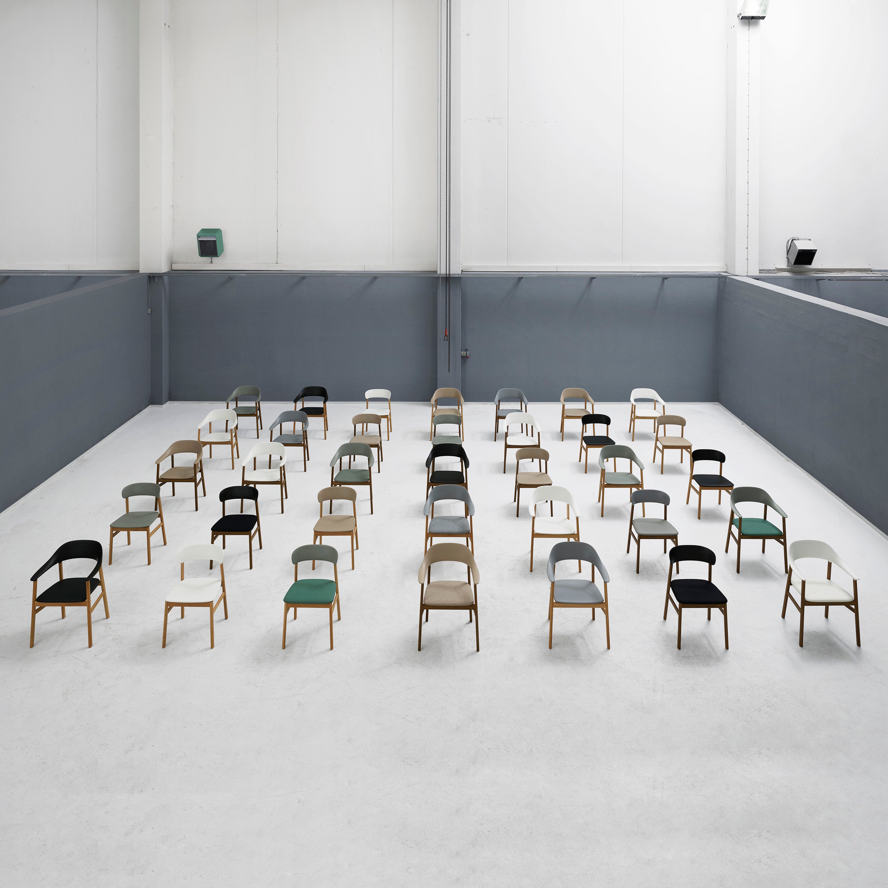 Herit Armchair: Upholstered