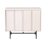Canvas Cabinet Wood: Small + Off White