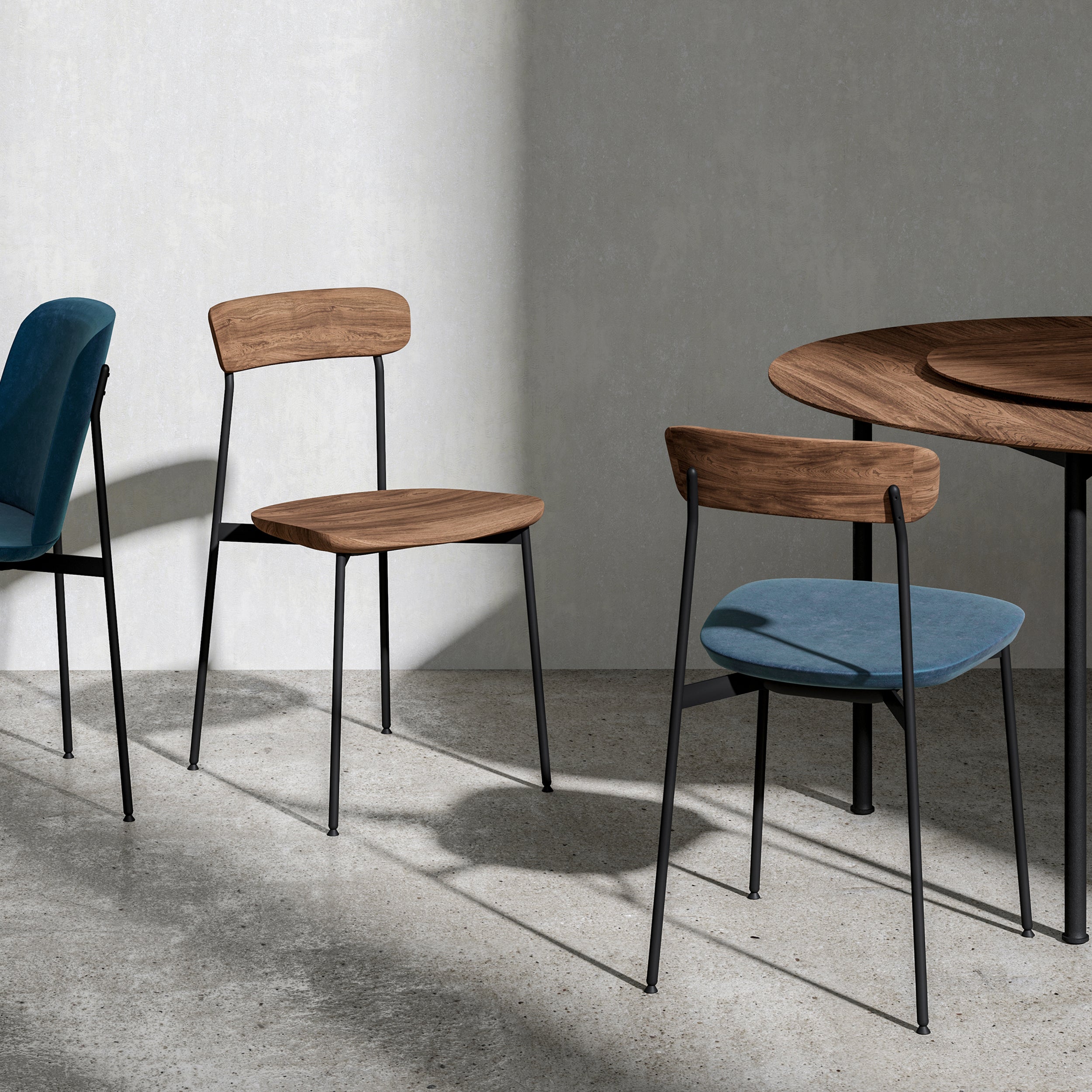 Crawford Dining Chair: Upholstered