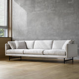 Calmo 3 Seater Sofa: Metal Base