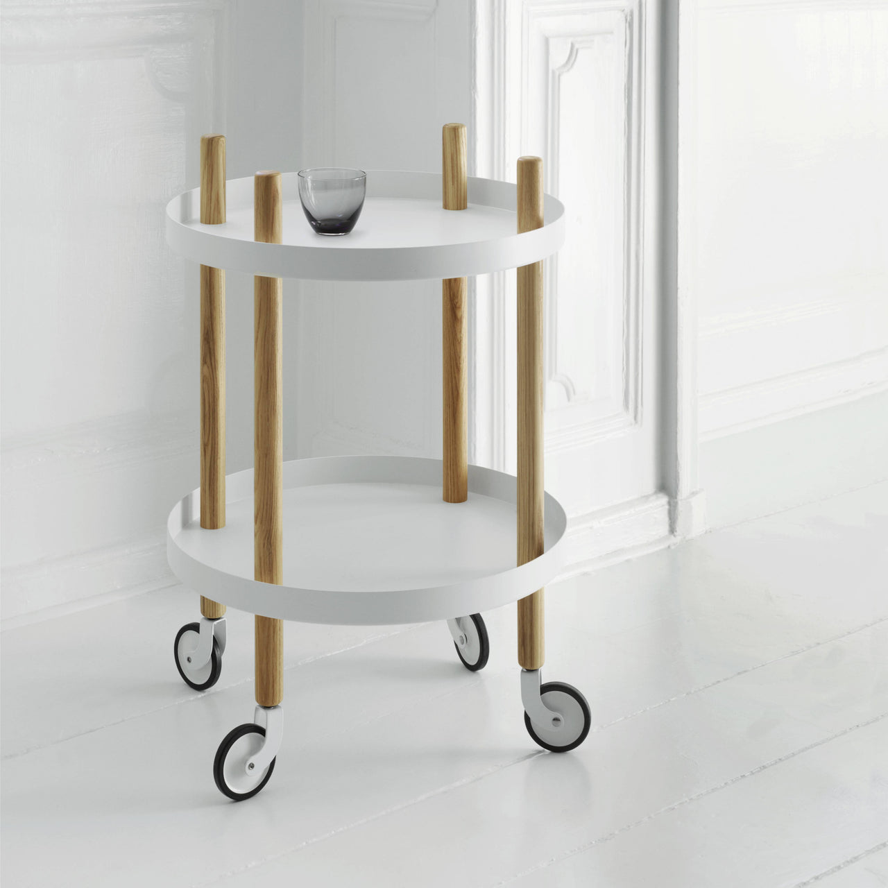 Block Table Cart: Round