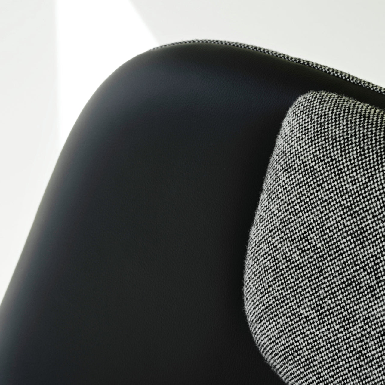 Drape Lounge Chair: High + Steel Base