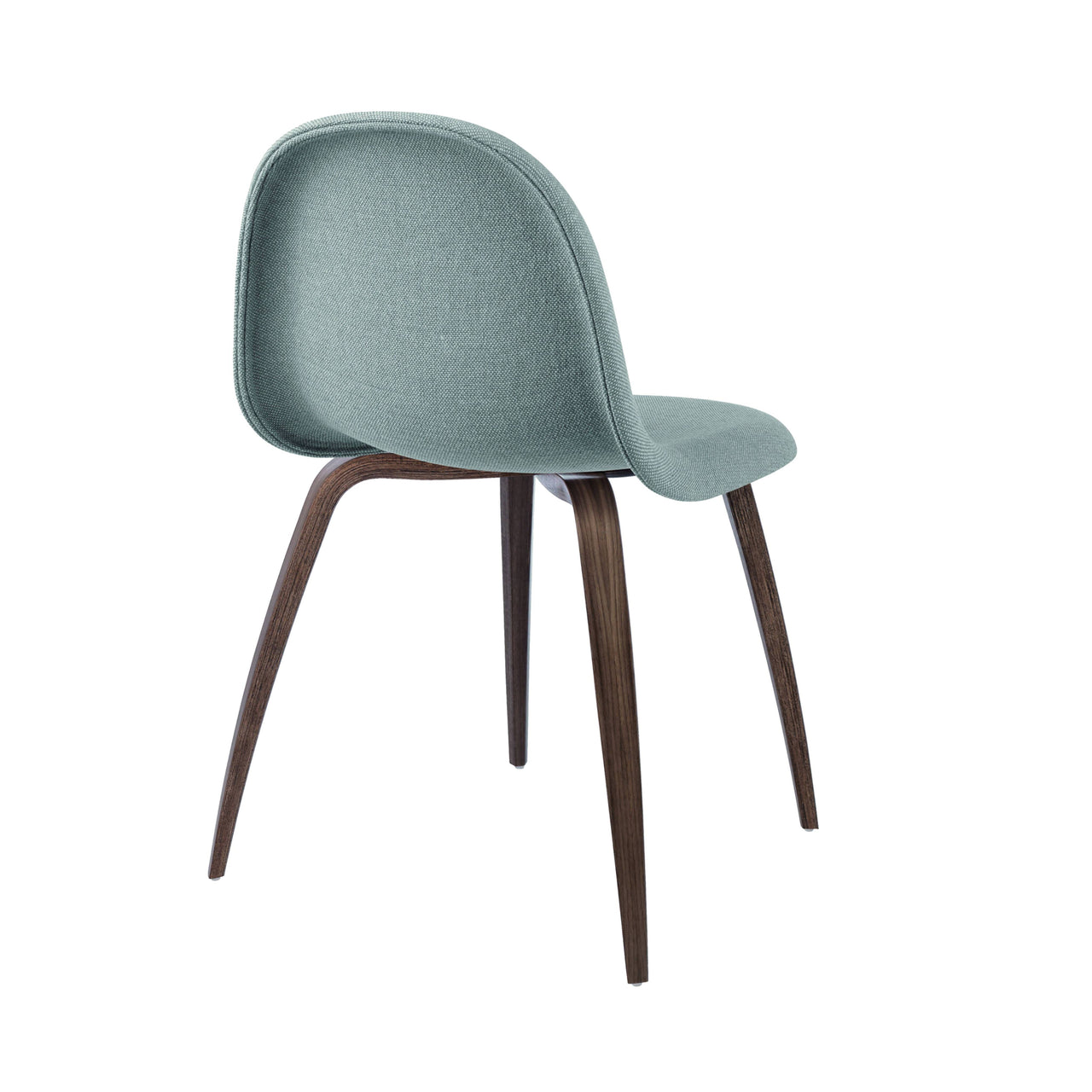 3D Dining Chair: Wood Base + Full Upholstery + American Walnut