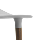 Form Bar + Counter Stool: Walnut Legs